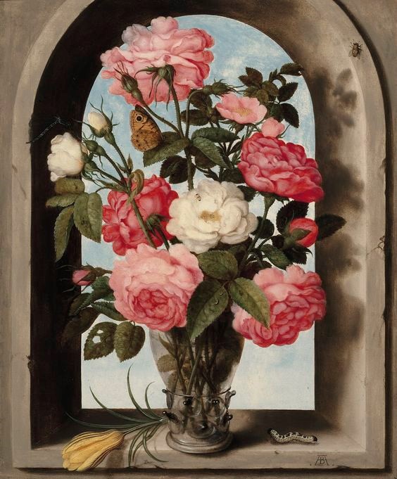 Painting by Ambrosius Bosschaert (1573-1621).